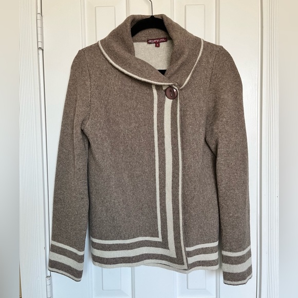 Made in Italy Wool blend cardigan - Picture 1 of 4